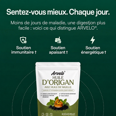 Arvelo® Gélules d'Huile d'Origan