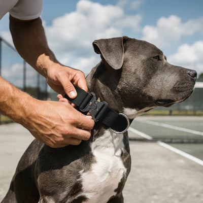 Tactical Dog Collar detail