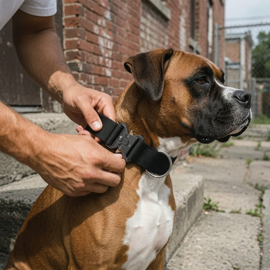 Tactical Dog Collar detail
