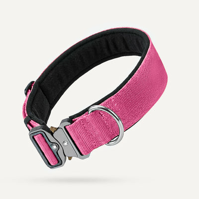 Tactical Dog Collar - Rose Red